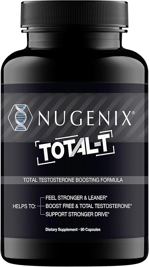 Nugenix Total-T – Free and Total Testosterone Booster Supplement for Men (90 Count)