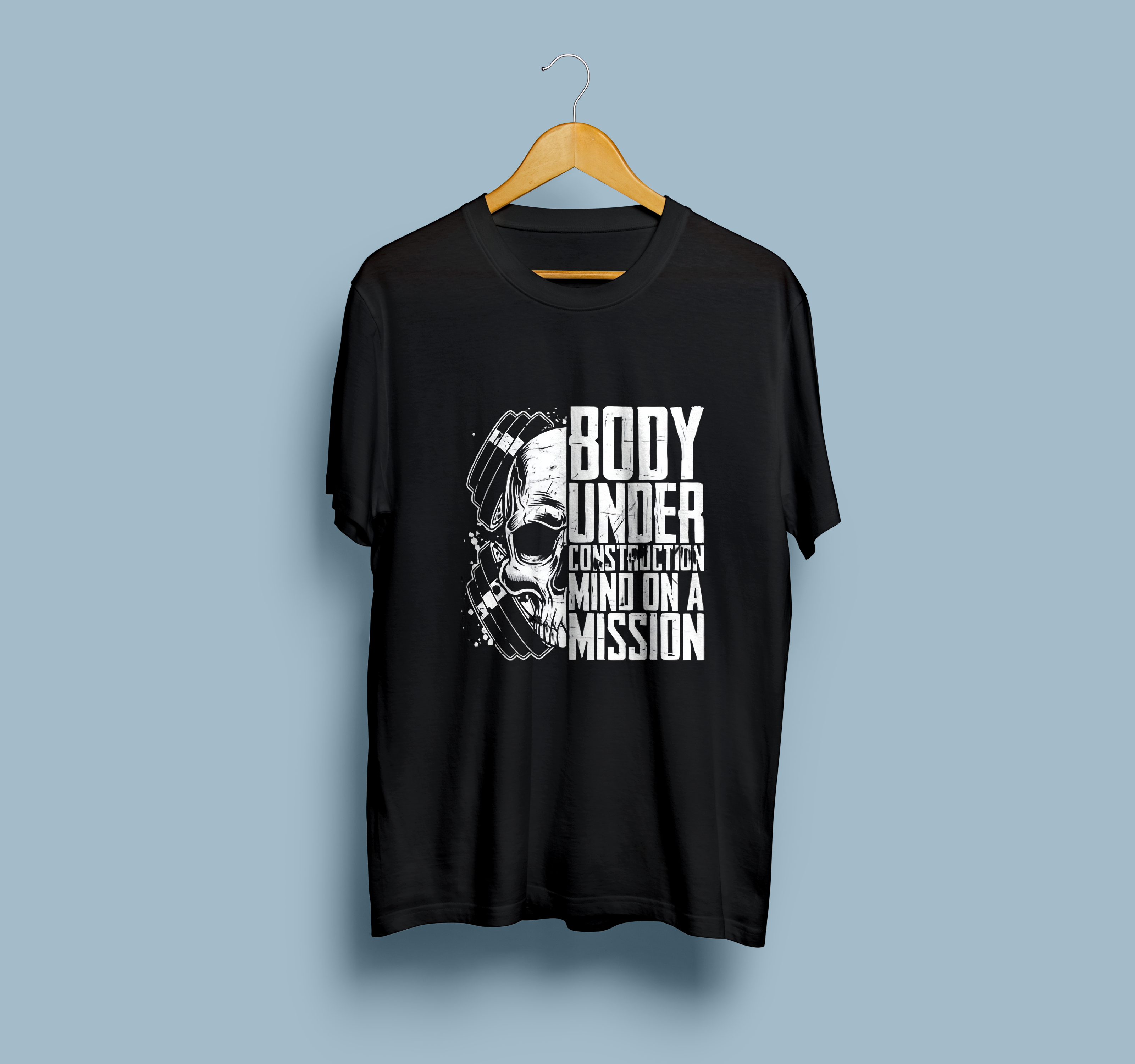 Body Under Construction Mind On Mission Half Sleeve T-Shirt