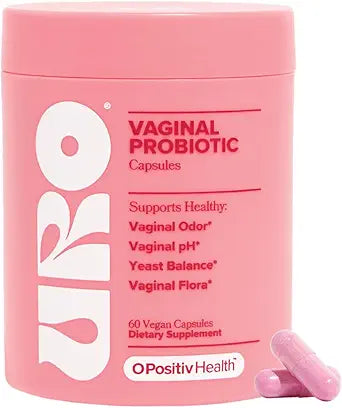 O Positiv URO Vaginal Probiotics for Women – Advanced pH Balance & Feminine Health Support