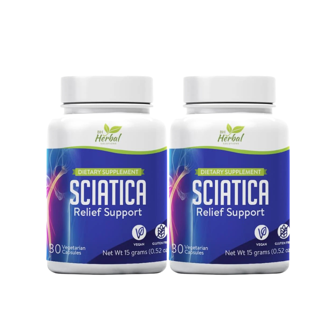 Sciatica Nerve Relief Support – Natural Herbal Supplement for Lower Back, Hip &amp; Leg Comfort